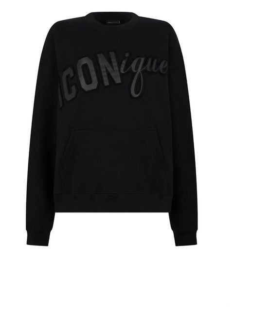 DSquared² Black Iconique Sweatshirt