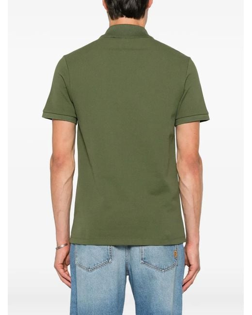 Polo À Patch Logo Balmain pour homme en coloris Green