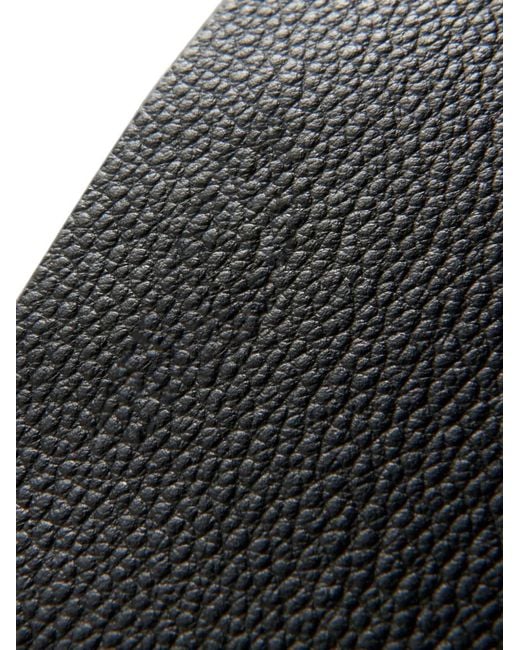 Nili Lotan Black Keith Grained-Leather Tote Bag