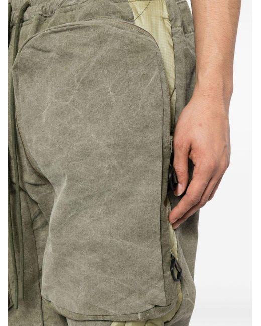 READYMADE Green Padded Cargo Trousers for men