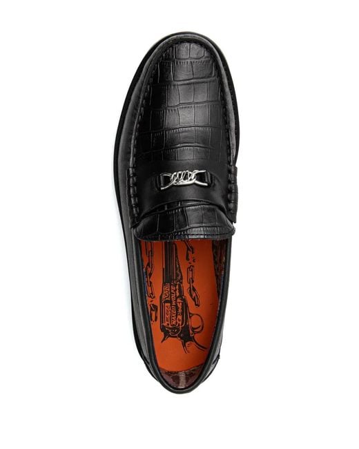 Naked Wolfe Black Roma Loafers for men