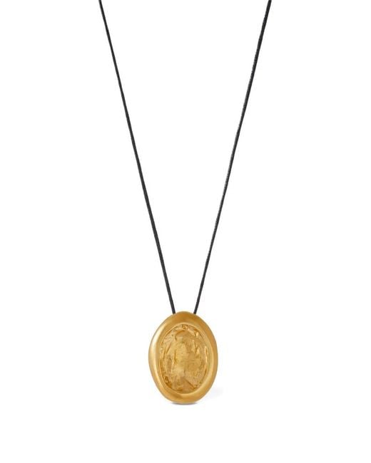 YSSO Metallic Aesop Cord Necklace