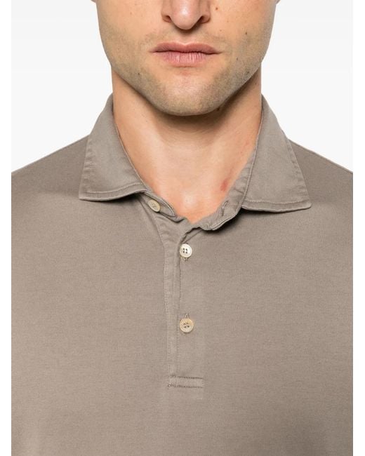 Polo Zero Fedeli de hombre de color Gray
