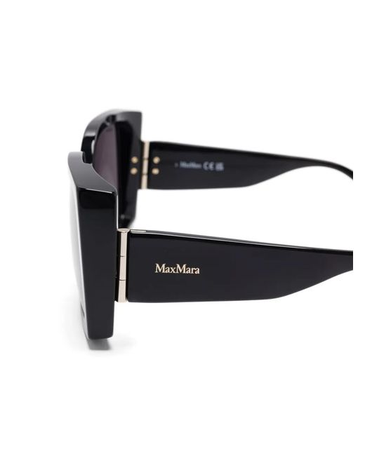 Max Mara Eyewear Black Hinge Sunglasses