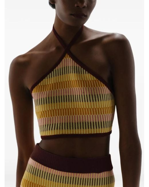 Baobab Metallic Kina Tie-Fastening Top