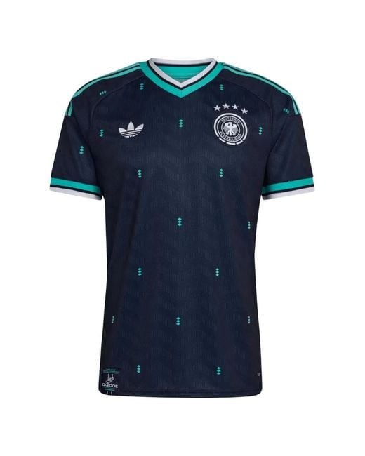 Adidas Blue Germany National Team 2026 Away T-Shirt for men