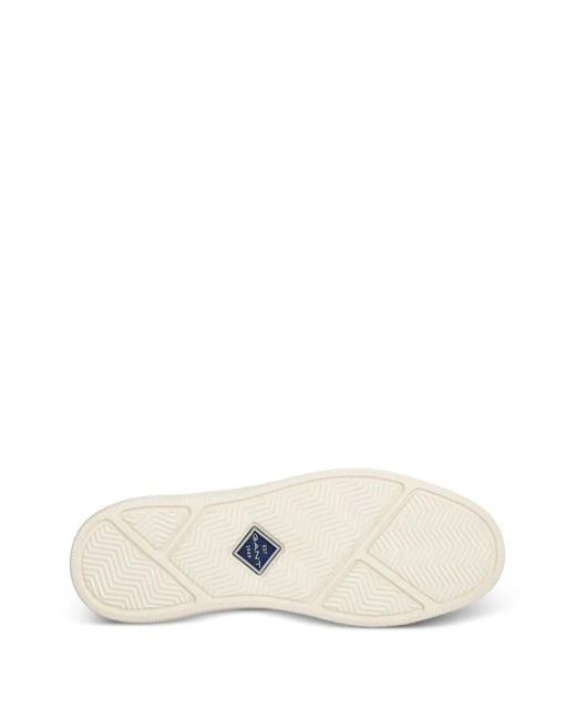Gant Blue Knit Logo-Print Sneakers for men
