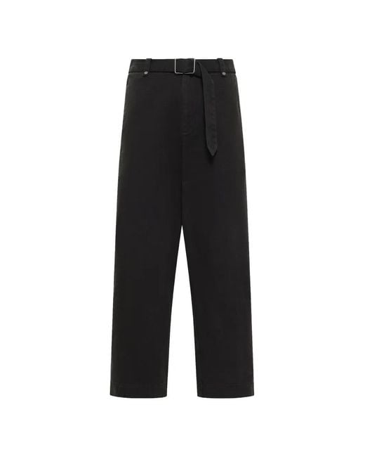 Entire studios Black Gully Straight-Leg Trousers for men