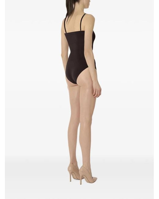 Wolford Brown Skin Contour Bodysuit