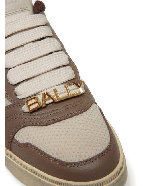 Bally Brown Royalty Leather Sneakers for men