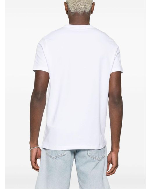T-shirt à logo imprimé Karl Lagerfeld pour homme en coloris White