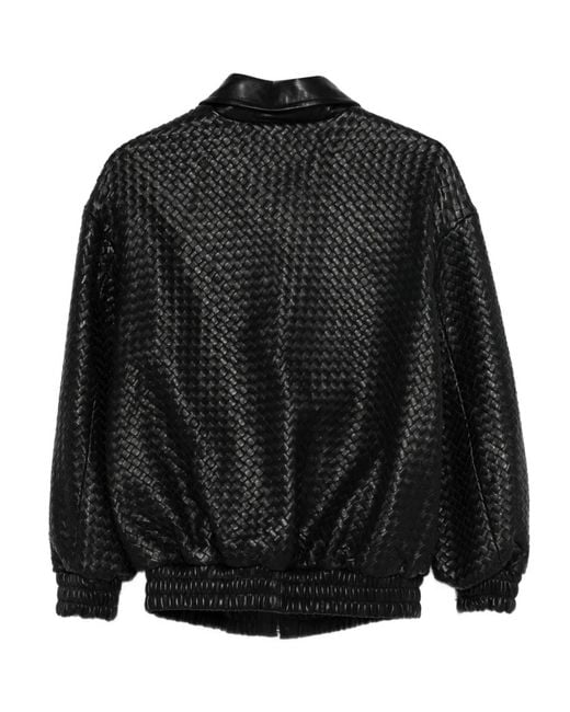 Manokhi Black Sara Zip Jacket