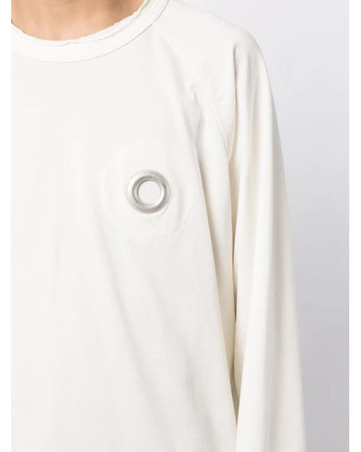 Craig Green White Long-Sleeve Cotton T-Shirt for men