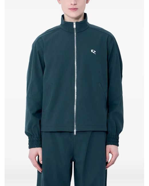 RUNNING ORDER Blue Tommy Track Jacket