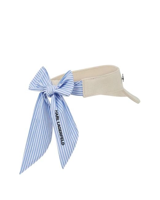 Karl Lagerfeld White Ikon Visor