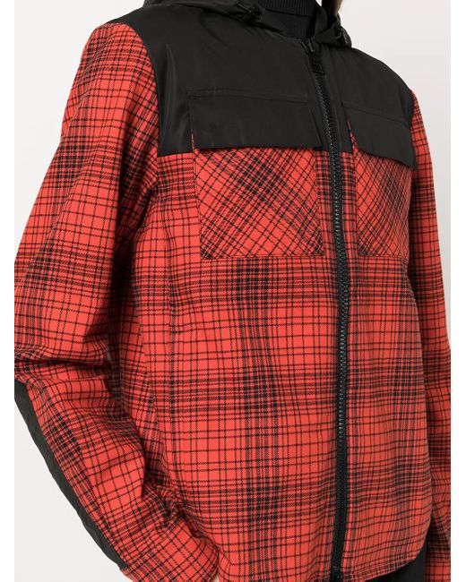 Aztech Mountain Red Loge Peak Ski Hoodie