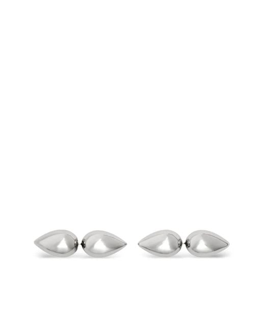 Burberry White Spear Earrings