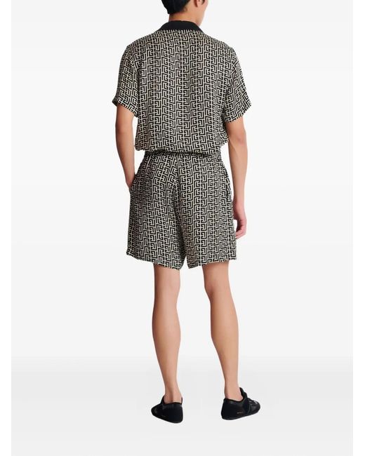 Balmain Monogramshort in het Black voor heren