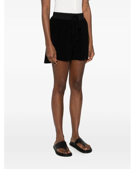 Thom Krom Black Short À Lien De Resserrage