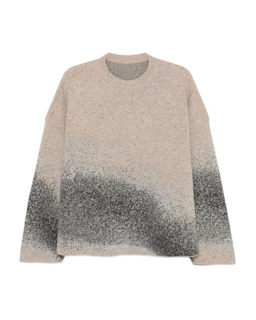 Maglione Con Effetto Sfumato di CROQUIS in Gray da Uomo