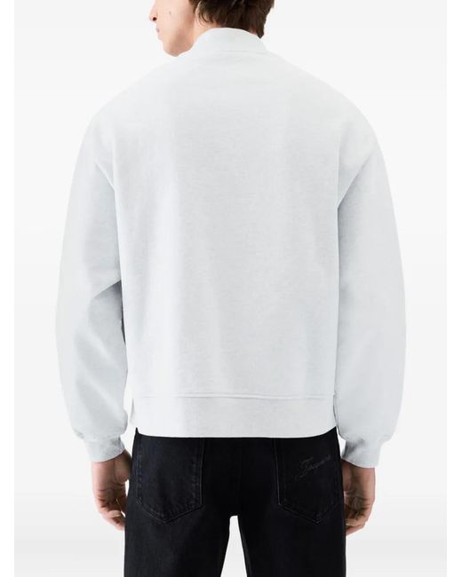 Jacquemus White Sweat Gros Grain for men