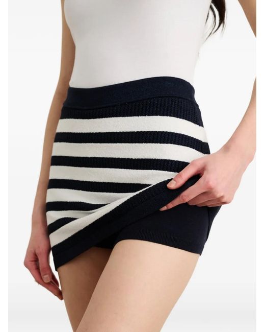 Toccin Blue Ayla Pull-On Striped Skort