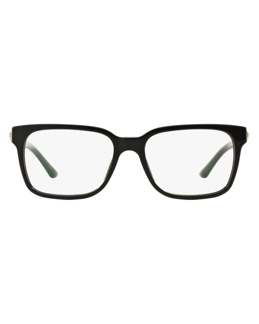 Versace Brown Medusa-plaque Eyeglasses for men