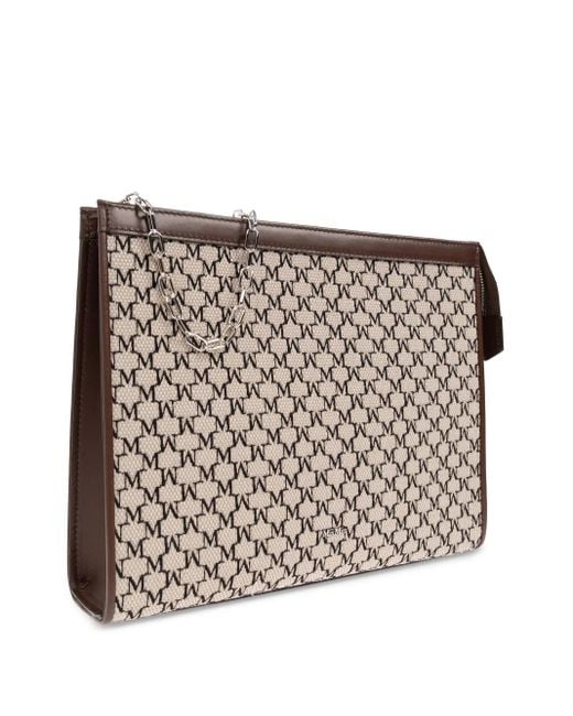 Max Mara Gray Mmtroussem Clutch Bag