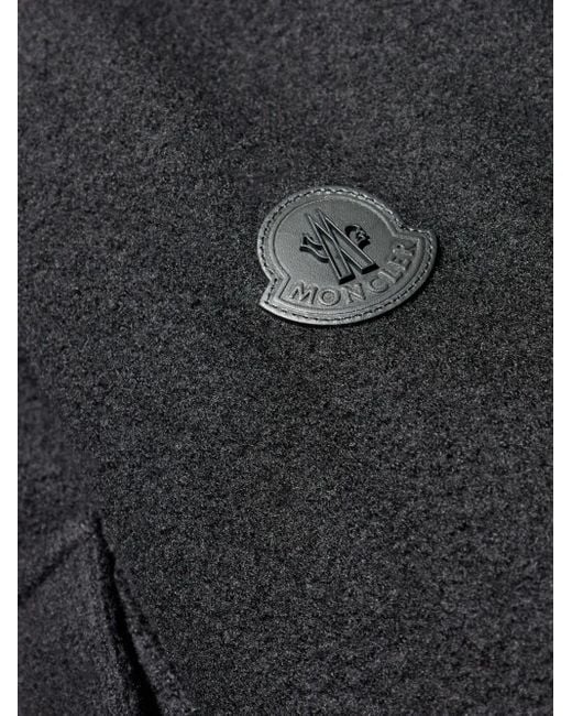 Moncler Hemdjacke mit geknöpfter Tasche in Blue für Herren