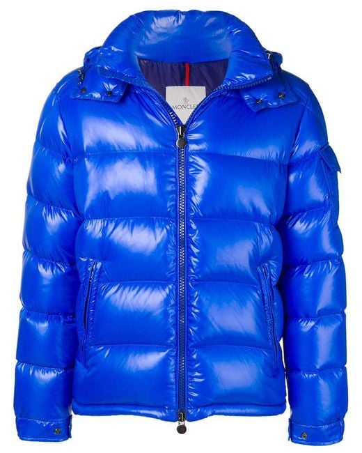 Moncler Blue Puffer Jacket for men