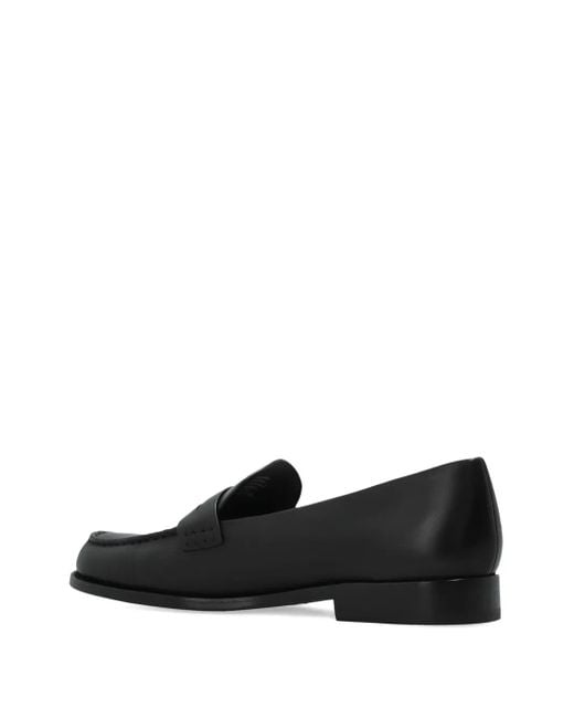 Tory Burch Black Classic Penny Loafers