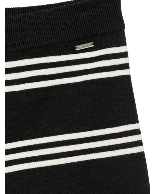 DKNY Black Striped Shorts