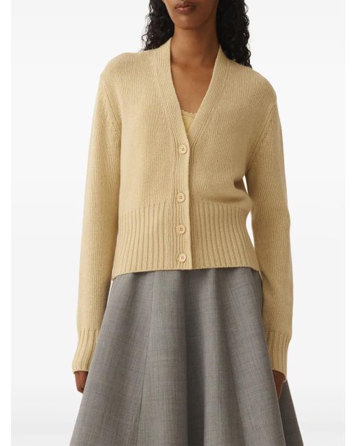 Fabiana Filippi Natural Cashmere Cardigan