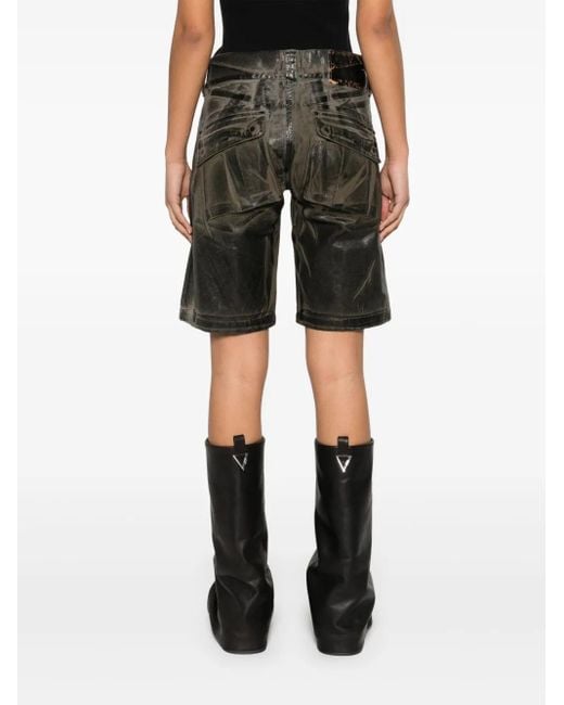 VAQUERA Gray Coated Shorts
