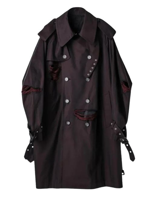 メンズ TAKAHIROMIYASHITA The Soloist Double-breasted "black" Trench Coat