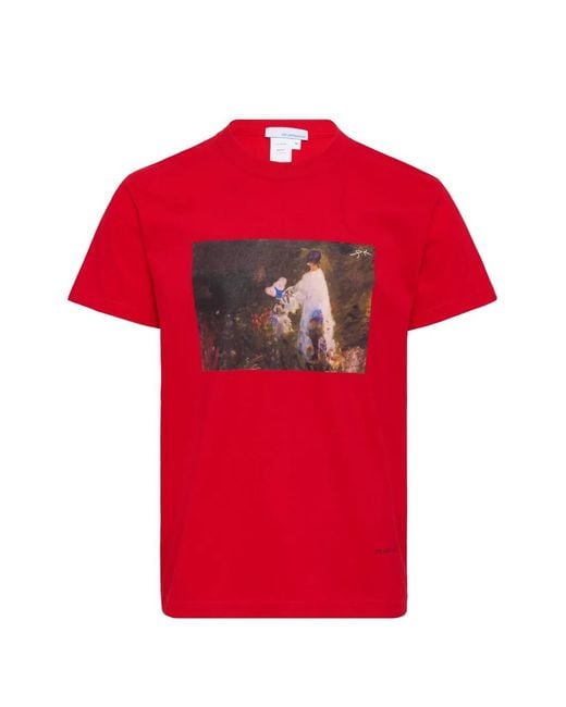 JUNTAE KIM Red Museum Print T-Shirt