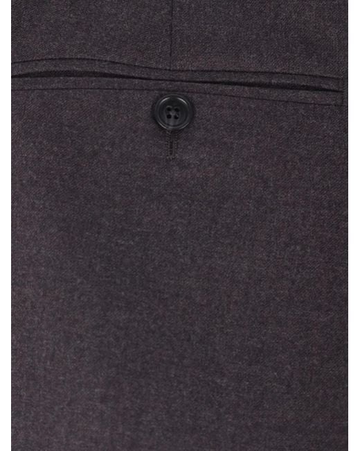 Tagliatore Blue Notched-Lapel Wool Suit for men