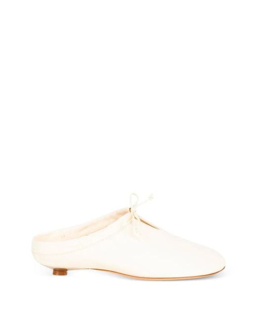 Agl Attilio Giusti Leombruni White Abe Easy Leather Mules