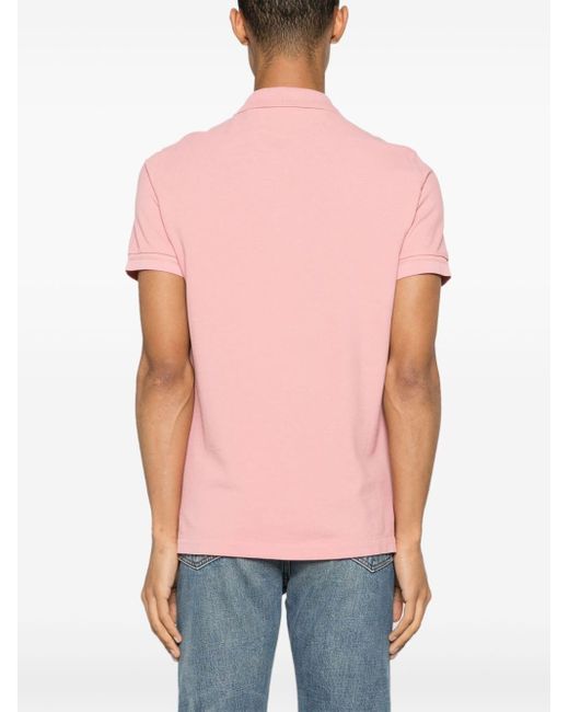 Tom Ford Pink Short-sleeve Cotton Polo Shirt for men