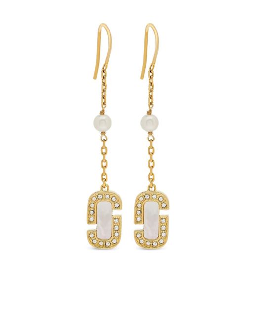 Marc Jacobs Metallic The Mother of Pearl J Marc Luxe Hängeohrringe