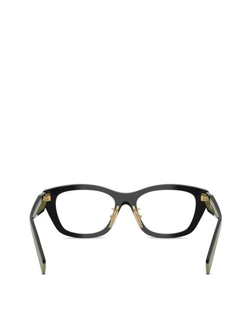 Prada Black Cat-Eye-Frame Glasses