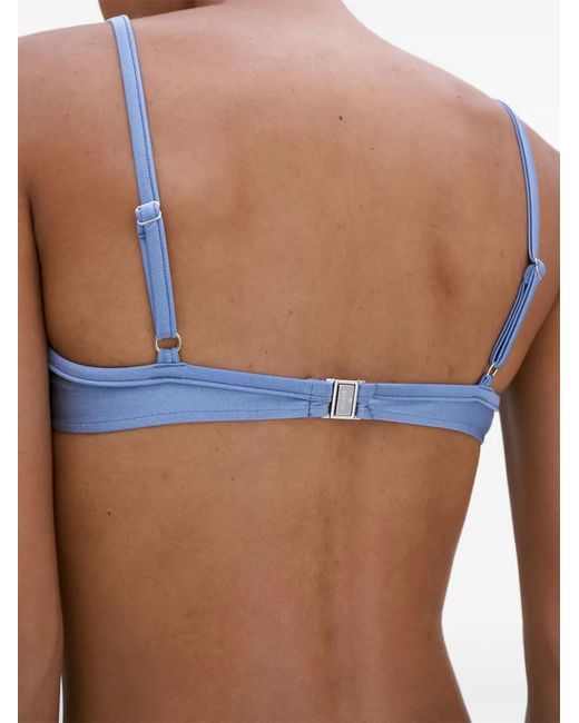 Filippa K Blue Underwire Bikini Top