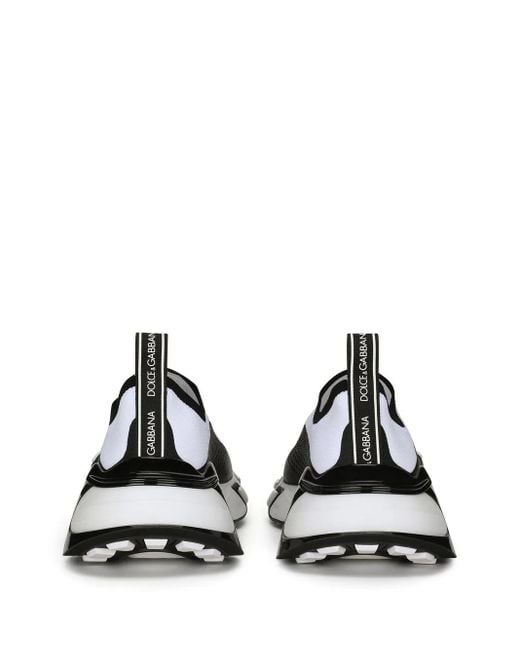 Dolce & Gabbana Stretch Mesh Fast Sneakers White