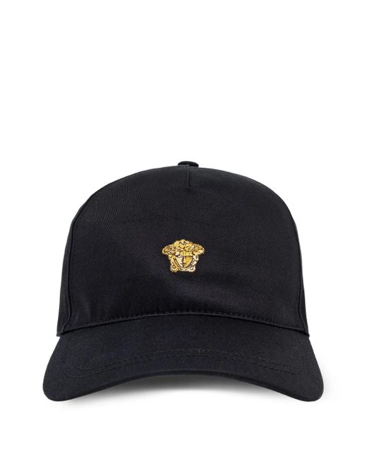 メンズ Versace メドゥーサ キャップ Blue