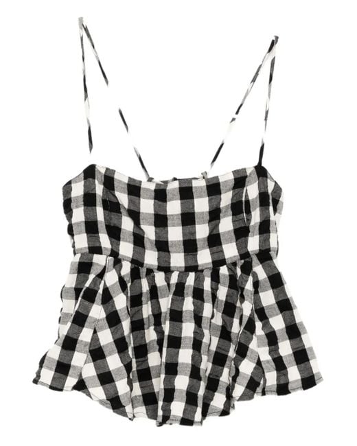 Free People Black Mia Blouse