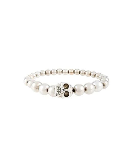 McQueen White Bijoux for men