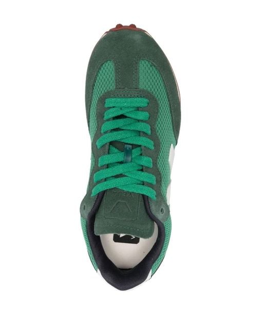 Veja Green Rio Branco Mesh And Leather Trainers