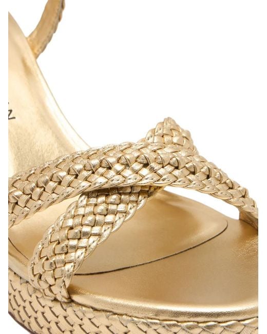 Stuart Weitzman Dayna Metallic Sandals