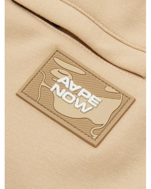 メンズ Aape By A Bathing Ape ロゴ カーゴショーツ Natural