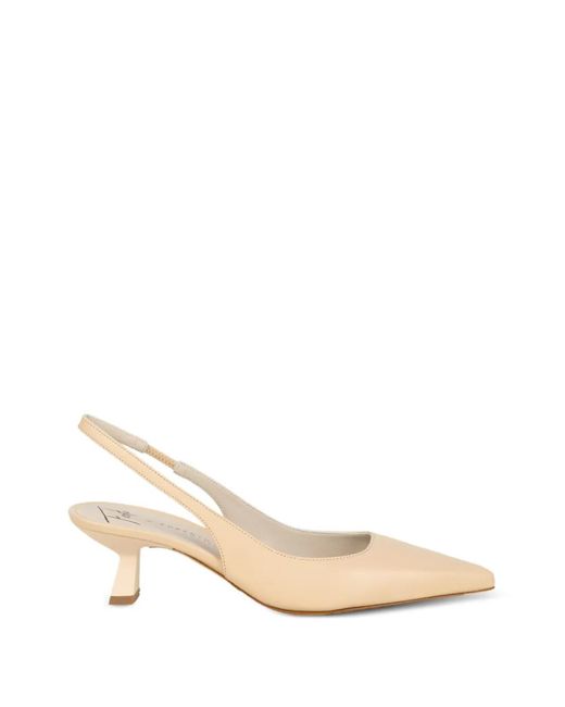 Roberto Festa Natural Leather Slingback Pumps